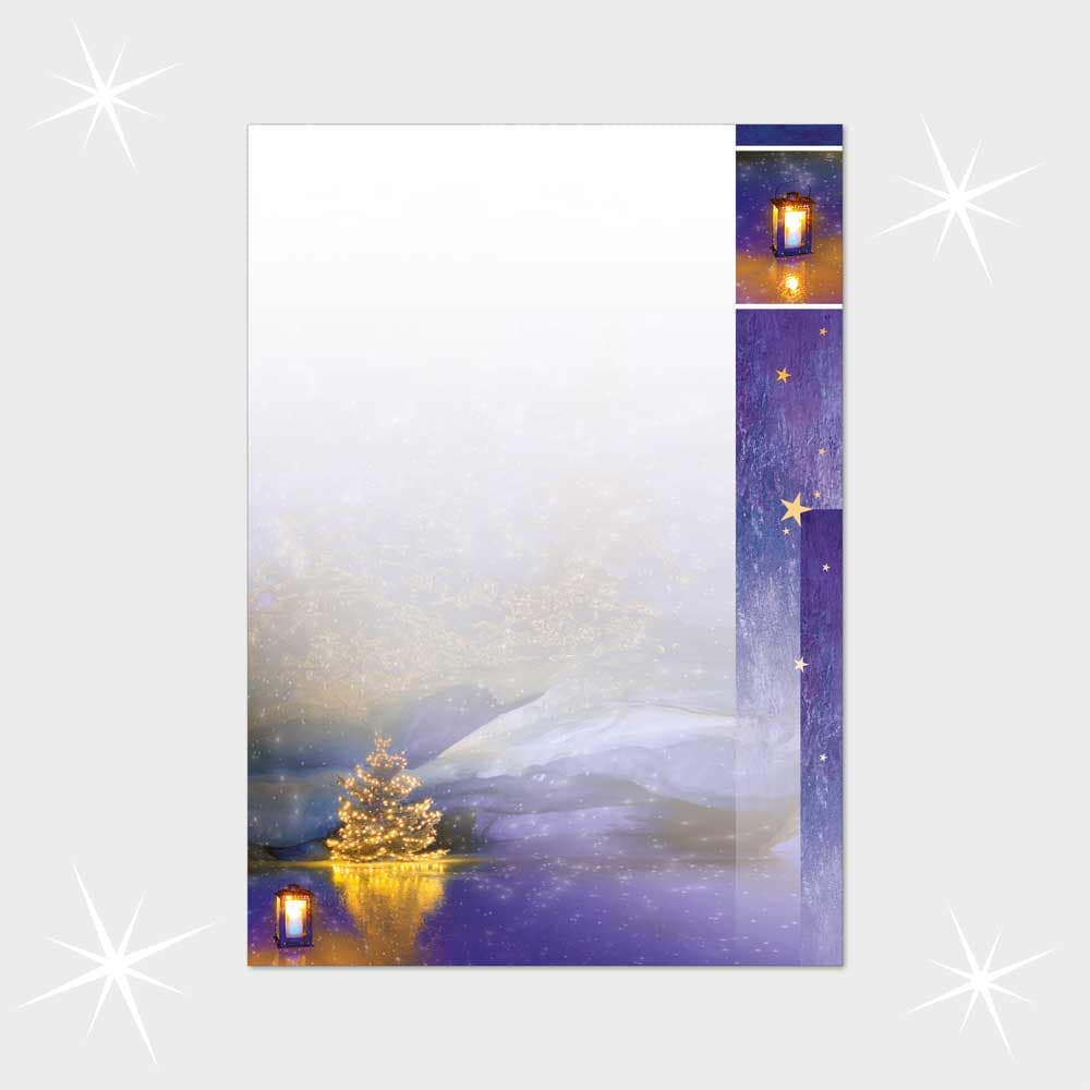 Weihnachtsbriefpapier DIN A4  21 x 29,7 cm