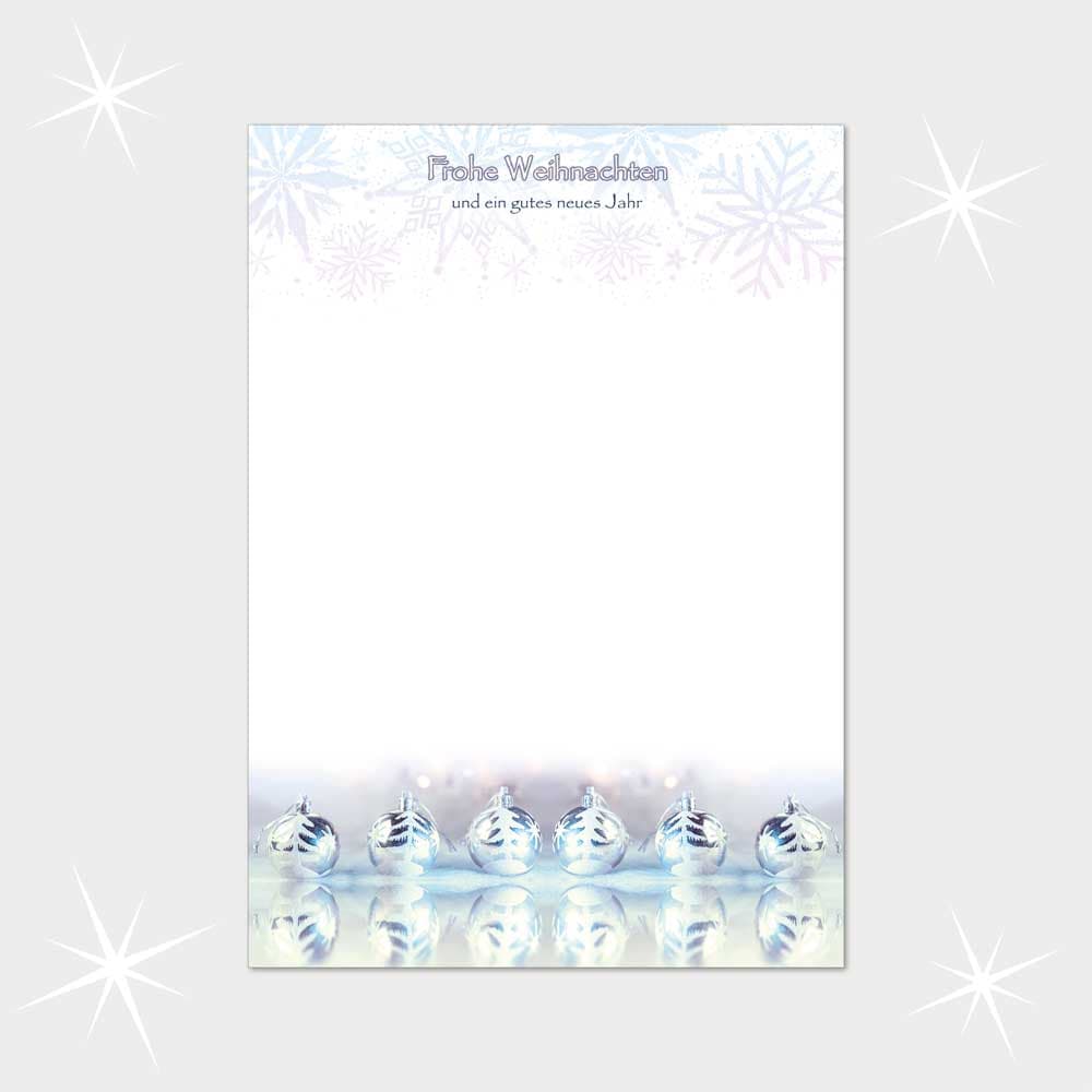 Weihnachtsbriefpapier DIN A4  21 x 29,7 cm