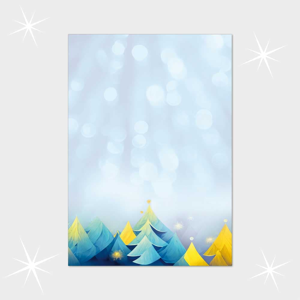 Weihnachtsbriefpapier DIN A4  21 x 29,7 cm