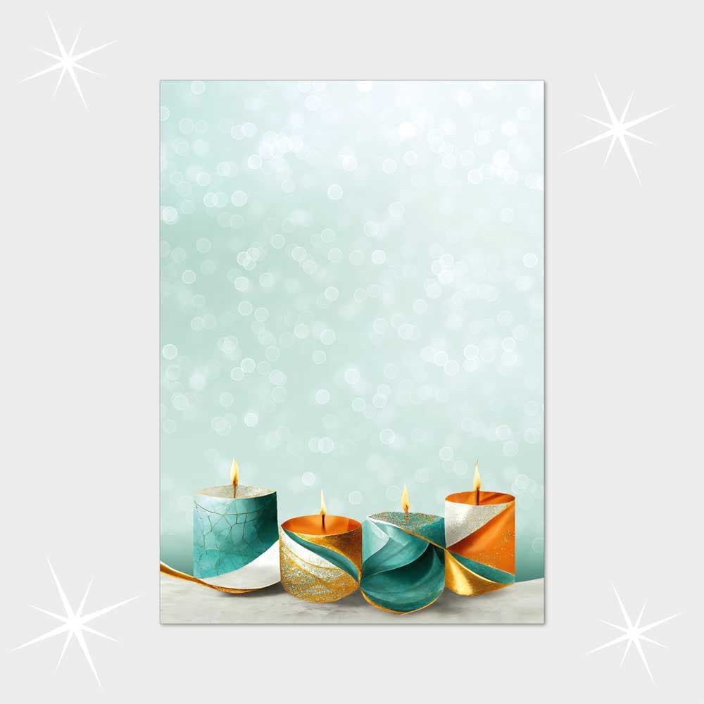 Weihnachtsbriefpapier DIN A4  21 x 29,7 cm