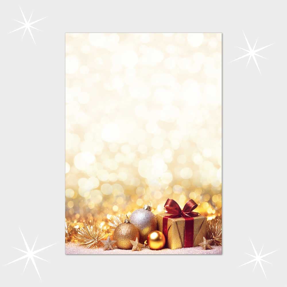 Weihnachtsbriefpapier DIN A4  21 x 29,7 cm