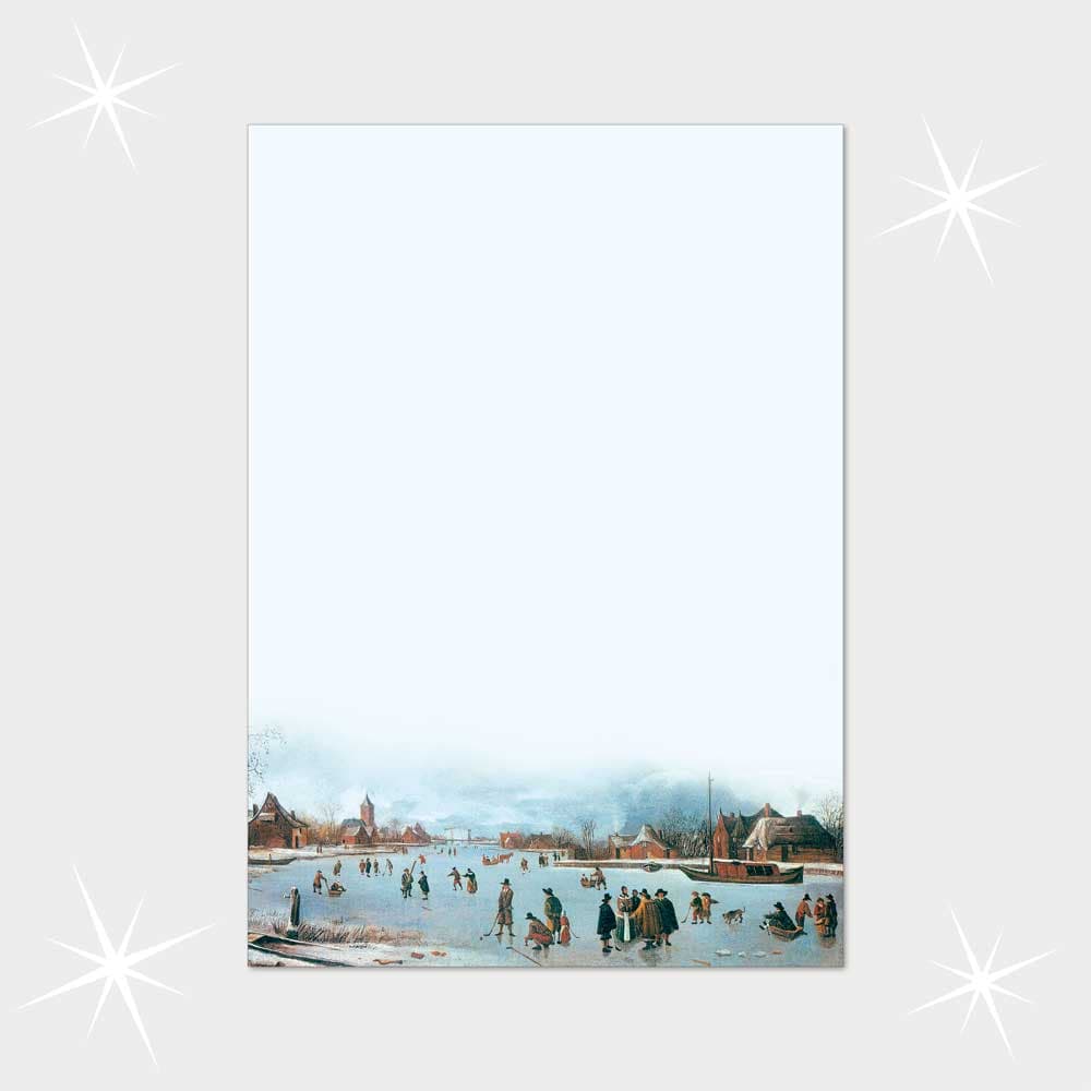 Weihnachtsbriefpapier DIN A4  21 x 29,7 cm