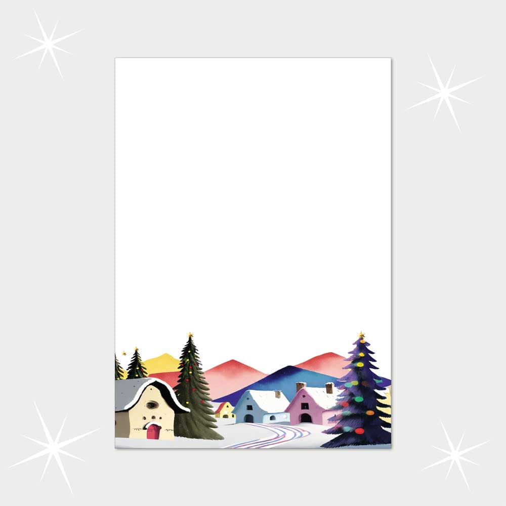 Weihnachtsbriefpapier DIN A4  21 x 29,7 cm