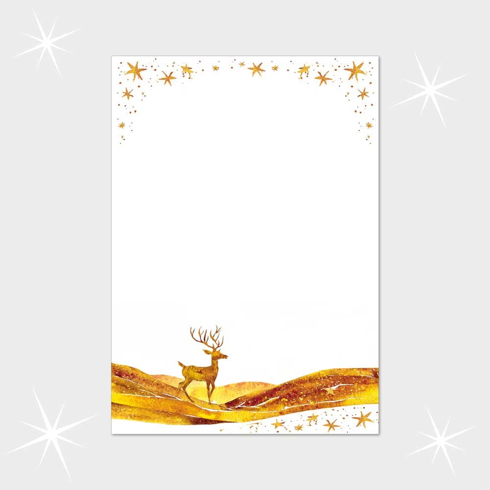 Weihnachtsbriefpapier DIN A4  21 x 29,7 cm