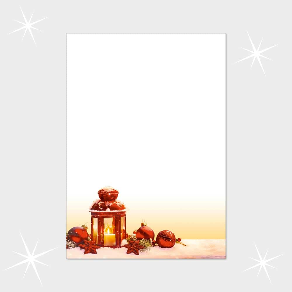 Weihnachtsbriefpapier DIN A4  21 x 29,7 cm