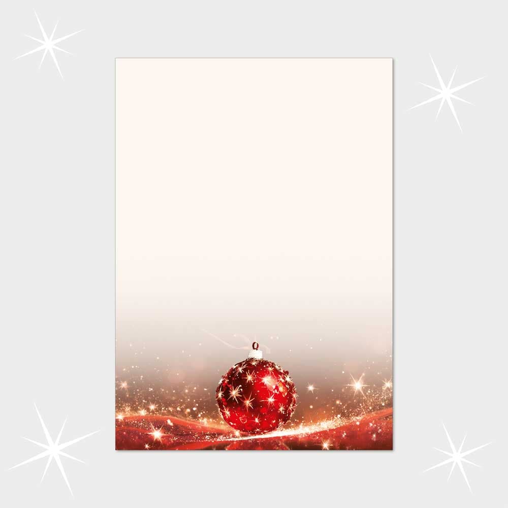 Weihnachtsbriefpapier DIN A4  21 x 29,7 cm