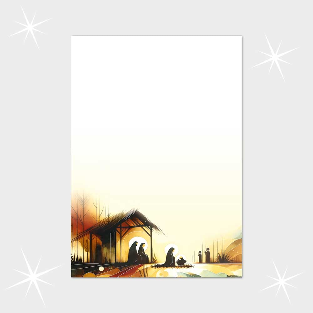 Weihnachtsbriefpapier DIN A4  21 x 29,7 cm