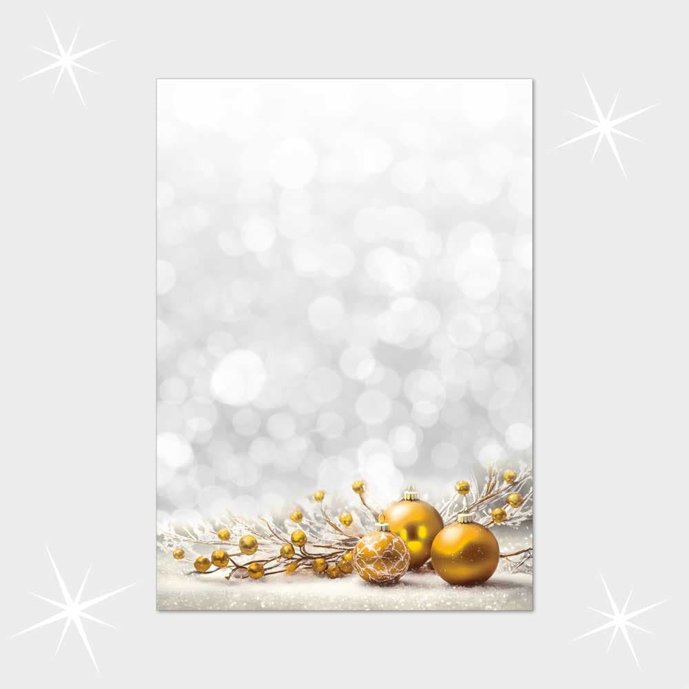 Weihnachtsbriefpapier DIN A4  21 x 29,7 cm
