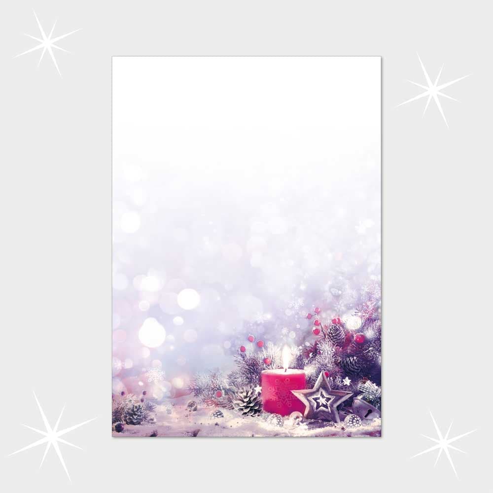 Weihnachtsbriefpapier DIN A4  21 x 29,7 cm