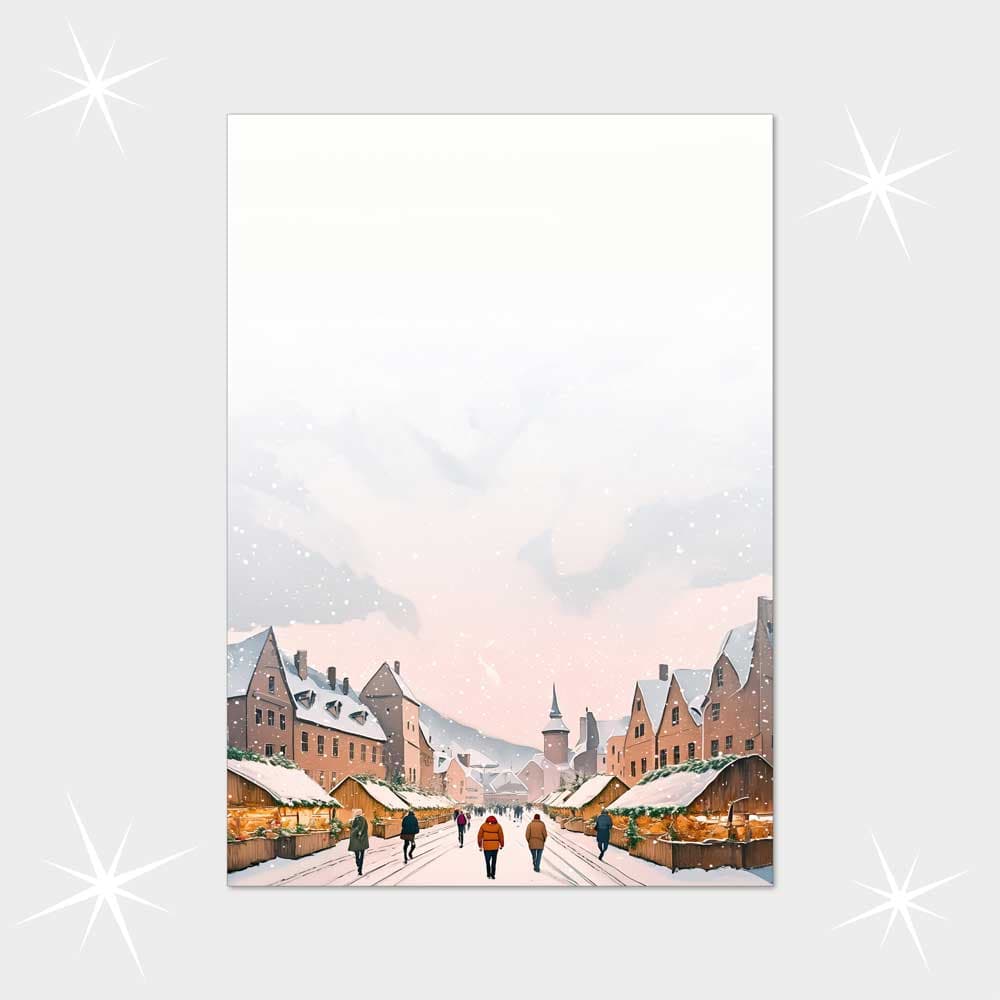 Weihnachtsbriefpapier DIN A4  21 x 29,7 cm