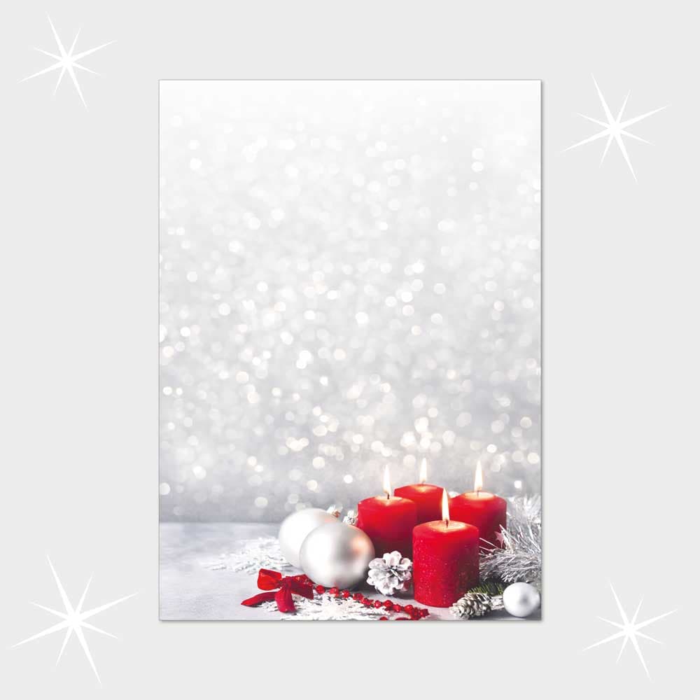 Weihnachtsbriefpapier DIN A4  21 x 29,7 cm