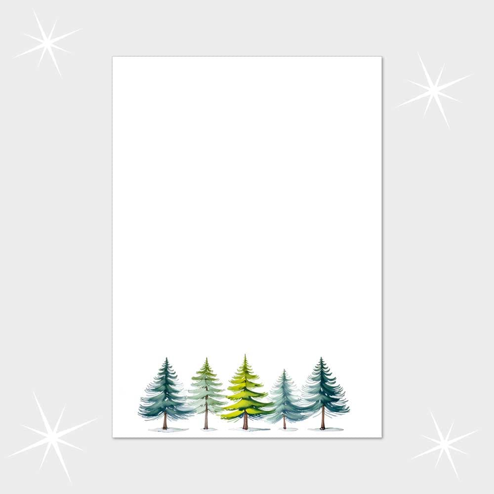 Weihnachtsbriefpapier DIN A4  21 x 29,7 cm