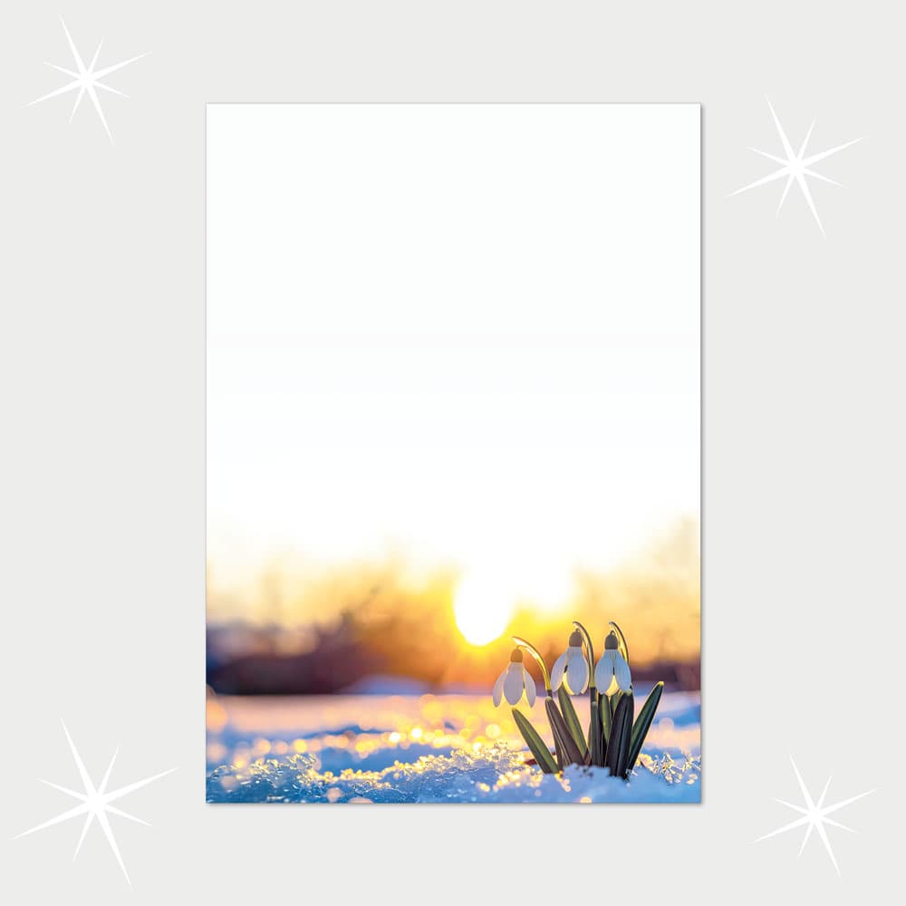 Weihnachtsbriefpapier DIN A4  21 x 29,7 cm