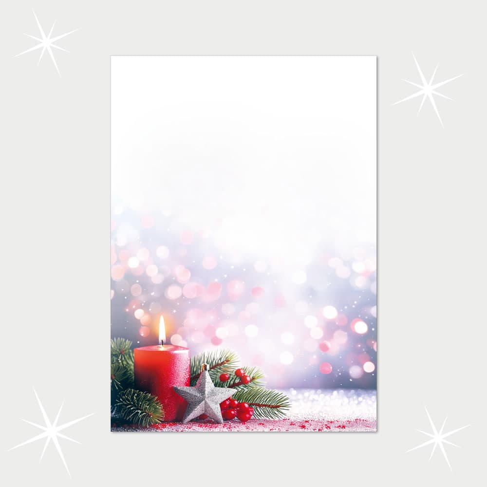 Weihnachtsbriefpapier DIN A4  21 x 29,7 cm