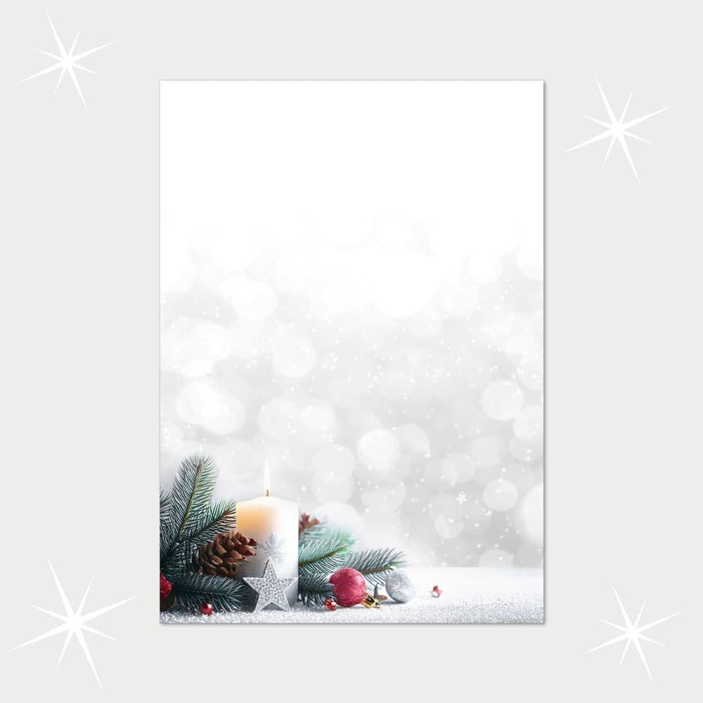 Weihnachtsbriefpapier DIN A4  21 x 29,7 cm