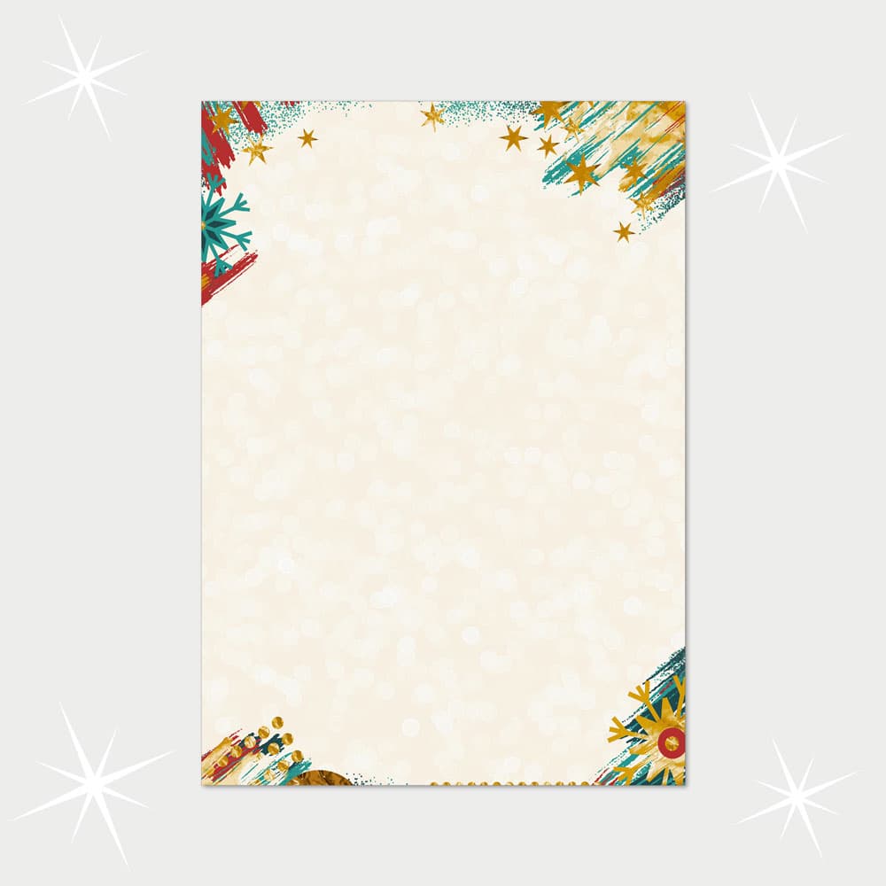 Weihnachtsbriefpapier DIN A4  21 x 29,7 cm