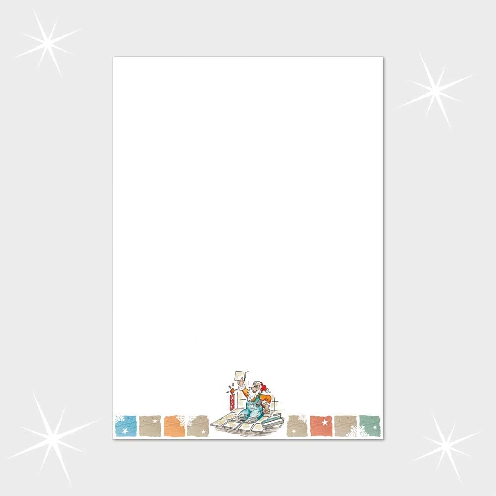 Weihnachtsbriefpapier DIN A4  21 x 29,7 cm