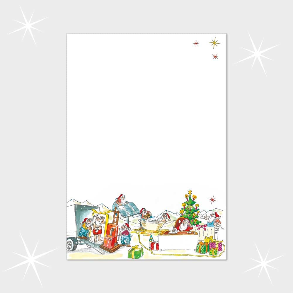 Weihnachtsbriefpapier DIN A4  21 x 29,7 cm