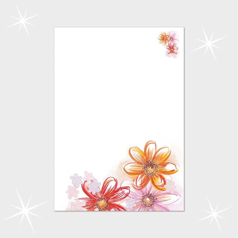 Glückwunschbriefpapier DIN A4  21 x 29,7 cm