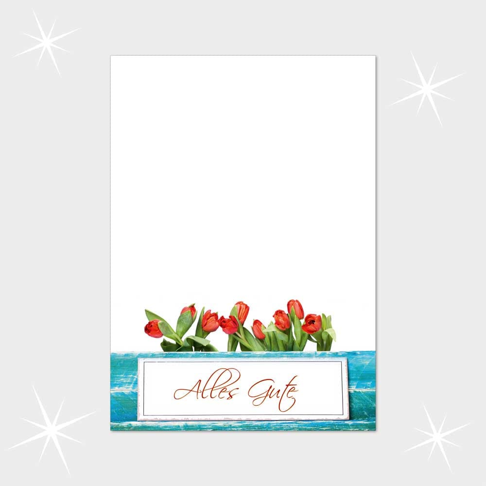 Glückwunschbriefpapier DIN A4  21 x 29,7 cm