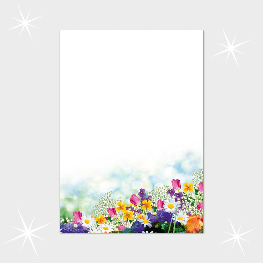 Glückwunschbriefpapier DIN A4  21 x 29,7 cm