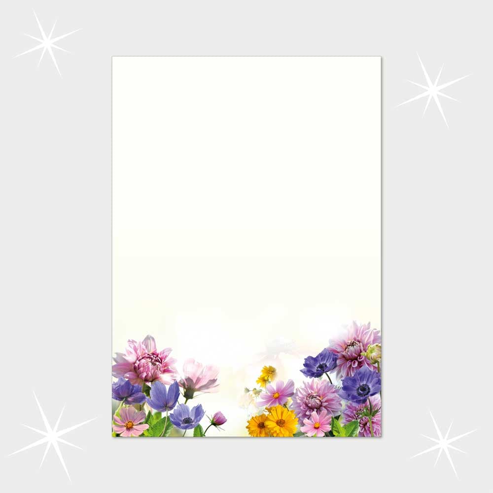 Glückwunschbriefpapier DIN A4  21 x 29,7 cm