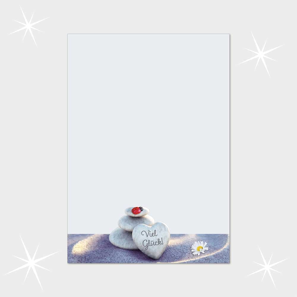 Glückwunschbriefpapier DIN A4  21 x 29,7 cm