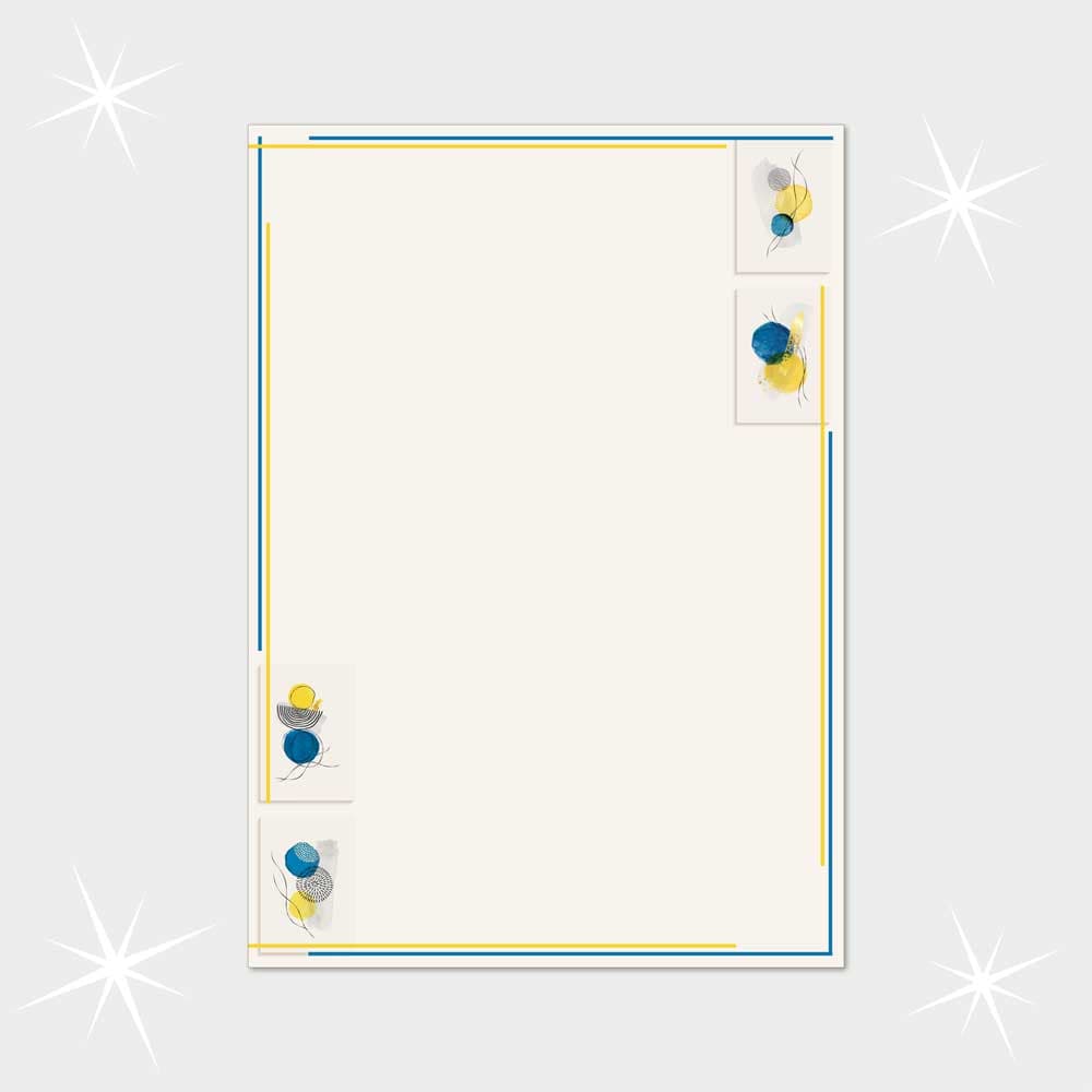 Glückwunschbriefpapier DIN A4  21 x 29,7 cm